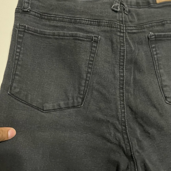 Organic Blue Black Light Washed Denim Skinny Leg Size 11 - Picture 5 of 8